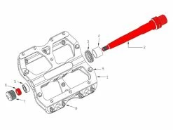 Reverse Components Kit Axes Pour Pédales Escape