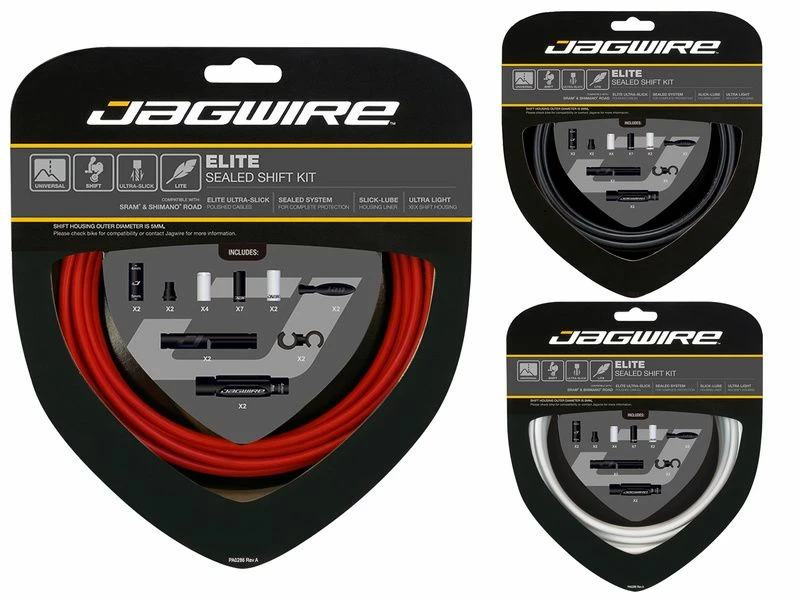 Jagwire Kit Câbles Et Gaines De Dérailleur Universal Elite Sealed 3 Jagwire Kit Câbles Et Gaines De Dérailleur Universal Elite Sealed
