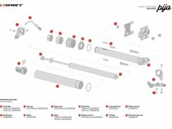 OnOff Cartouche Hydraulique Pour Tige De Selle Télescopique Pija (Mondraker -VTT PIÉCES SOLDES 425470